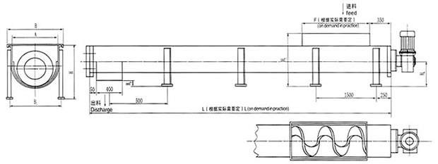 WLS無軸螺旋輸送機生產(chǎn)廠家圖紙 WLS無軸螺旋輸送機生產(chǎn)廠家圖紙